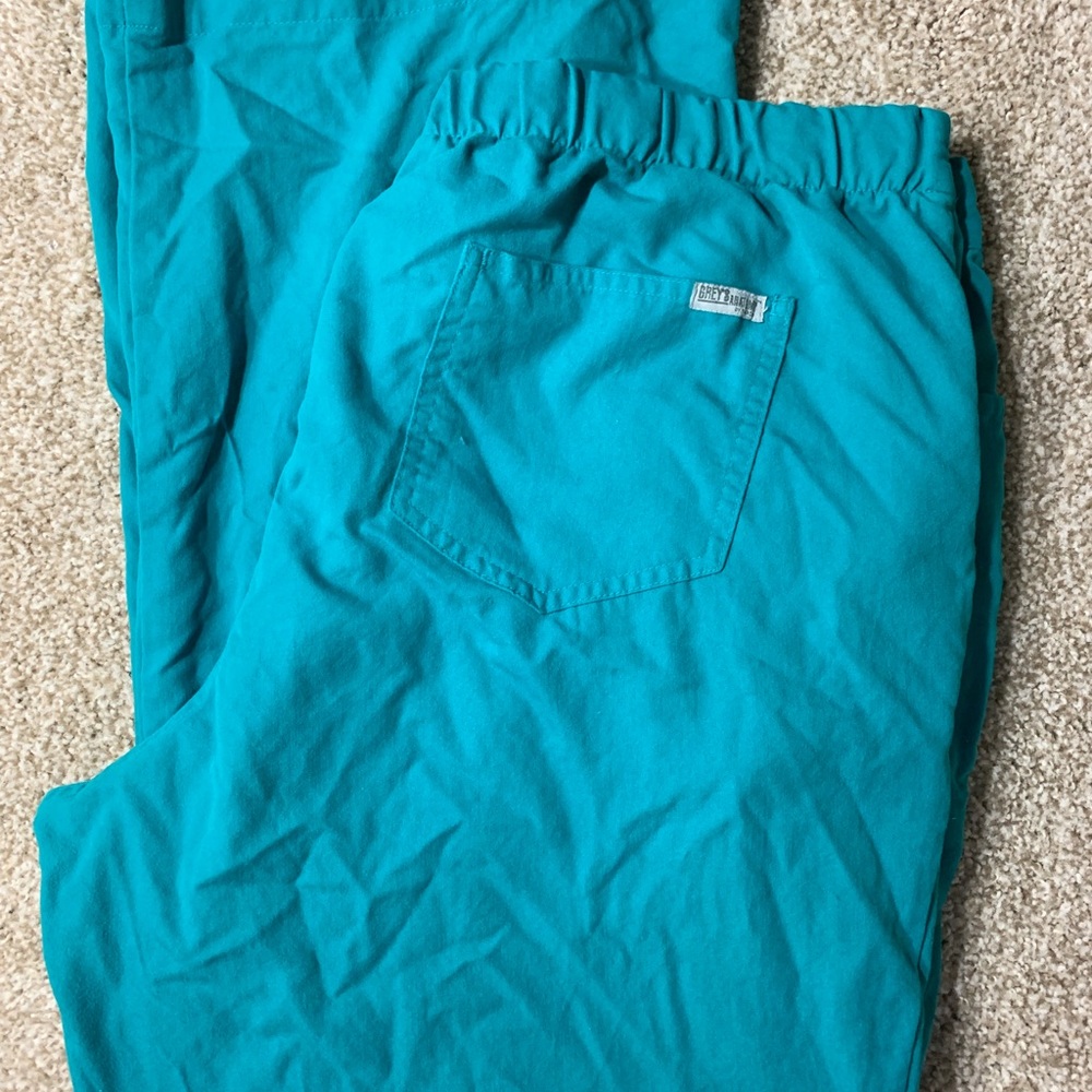Greys anatomy scrub pants green xl